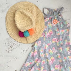 [ Kids Summer Floppy Beach Hat ] one size